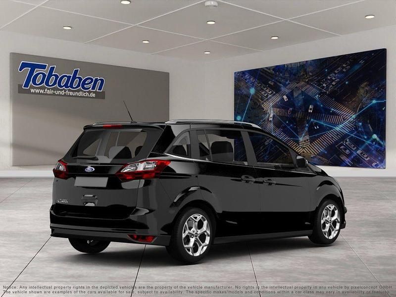 Gebraucht Ford C-MAX Titanium 125 PS (91 kW) 2018 Schwarz Van / Kleinbus
