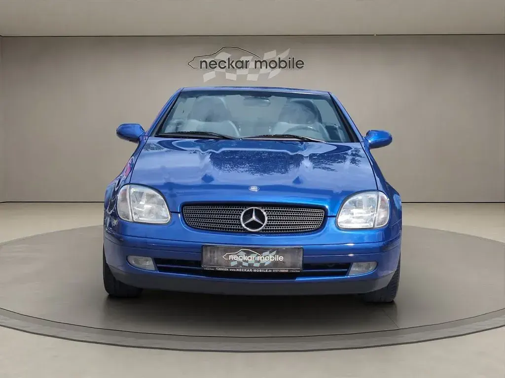 Gebraucht Mercedes SLK230 193 PS (141 kW) 1999 Linaritblau Cabrio