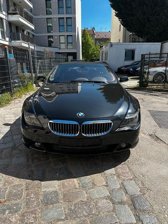 Schwarz Gebraucht 2004 BMW 645 Cabriolet Sport Line Cabrio | 10.900 € (Guter Preis) - Bild 1/4