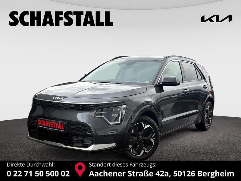 Grau ((agt) interstellar grau met.) Gebraucht 2023 Kia e-Niro Inspiration SUV | 28.979 € (Fairer Preis) - Bild 1/3