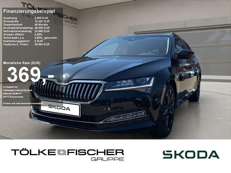 Schwarz Gebraucht 2022 Skoda Superb Style Kombi | 24.989 € (Guter Preis) - Bild 1/4