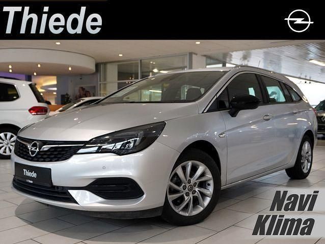 Silber Gebraucht 2021 Opel Astra Elegance Kombi | 14.600 € (Fairer Preis) - Bild 1/3