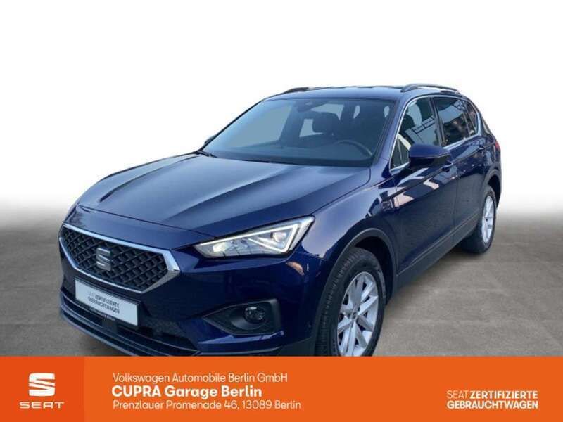 Atlantic blau Gebraucht 2021 Seat Tarraco Style SUV | 25.669 € (Guter Preis) - Bild 1/3