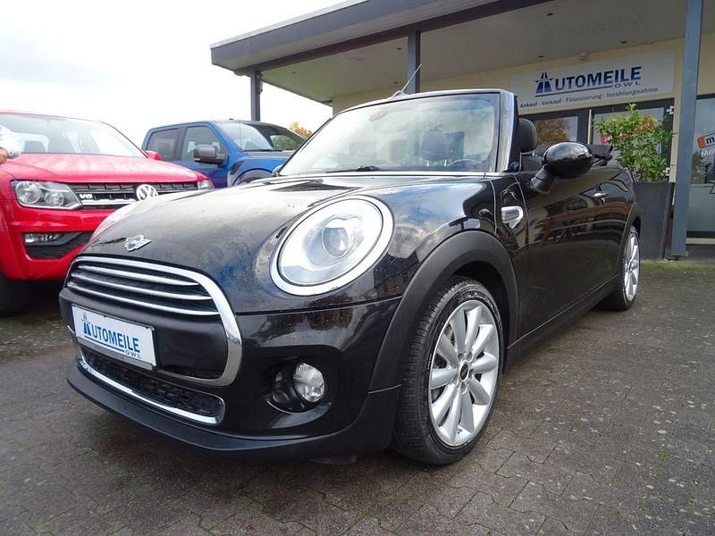 Schwarz Gebraucht 2017 Mini One Cabriolet Cabrio | 11.990 € (Superpreis) - Bild 1/4