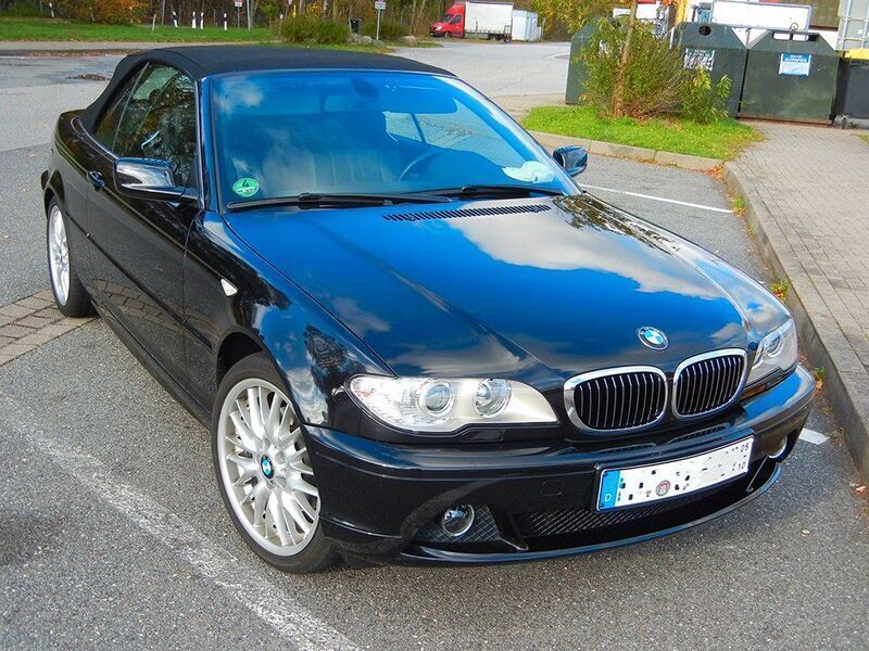 Schwarz Gebraucht 2006 BMW 320 Cabriolet Exclusive Cabrio | 13.900 € (Fairer Preis) - Bild 1/4