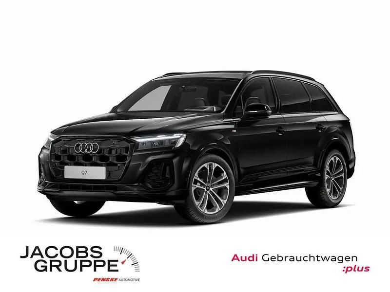 Mythosschwarz metallic Gebraucht 2024 Audi Q7 S-Line SUV | 69.470 € (Guter Preis) - Bild 1/4