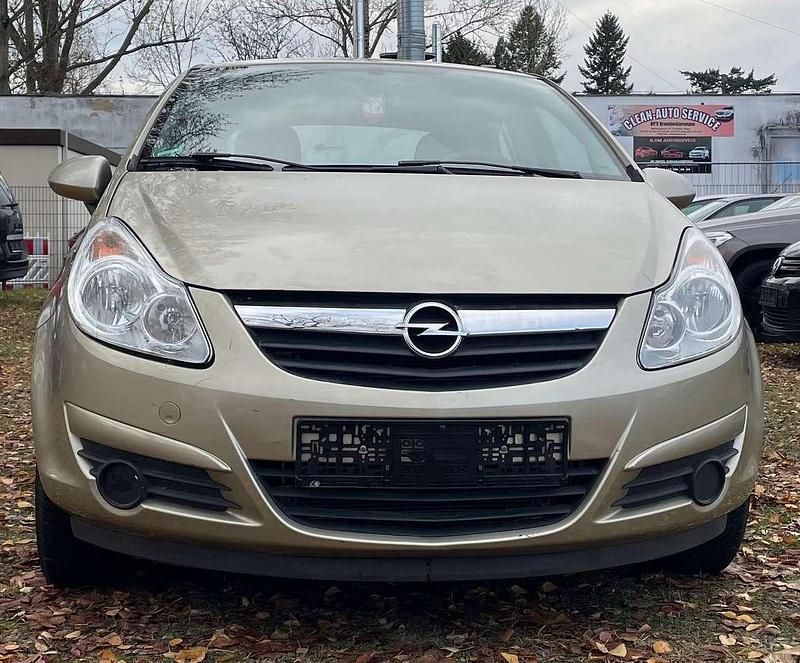 Gebraucht Opel Corsa Edition 90 PS (66 kW) 2009 Champagner silber m2 Kleinwagen