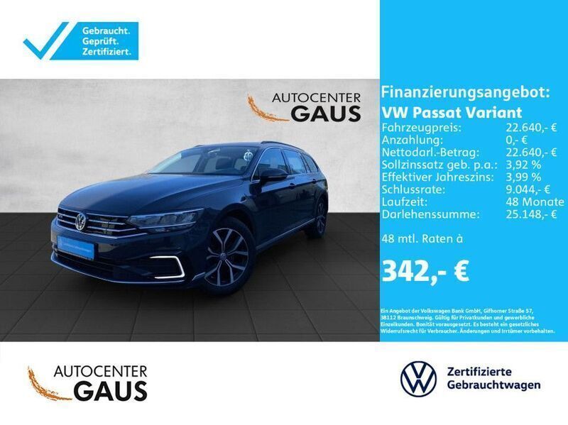Grau Gebraucht 2020 VW Passat GTE Kombi | 24.980 € (Fairer Preis) - Bild 1/2
