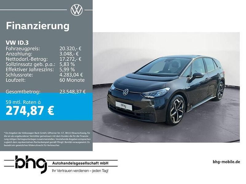 Schwarz Gebraucht 2021 VW ID.4 SUV | 20.320 € - Bild 1/4