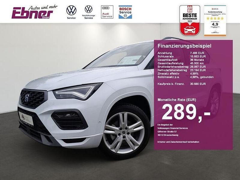 Nevada weiss Gebraucht 2023 Seat Ateca FR SUV | 30.680 € (Fairer Preis) - Bild 1/4