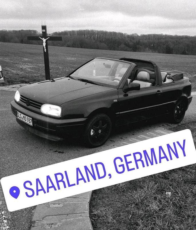 Gebraucht VW Golf Cabriolet 101 PS (74 kW) 1997 Grün Cabrio