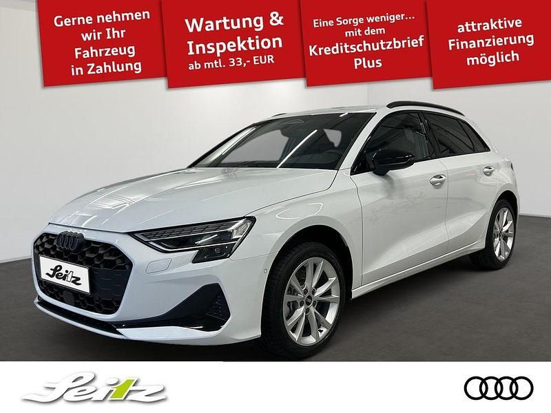 Neu Audi A3 Advanced Plus 204 PS (150 kW) 2025 Gletscherweiß metallic Limousine