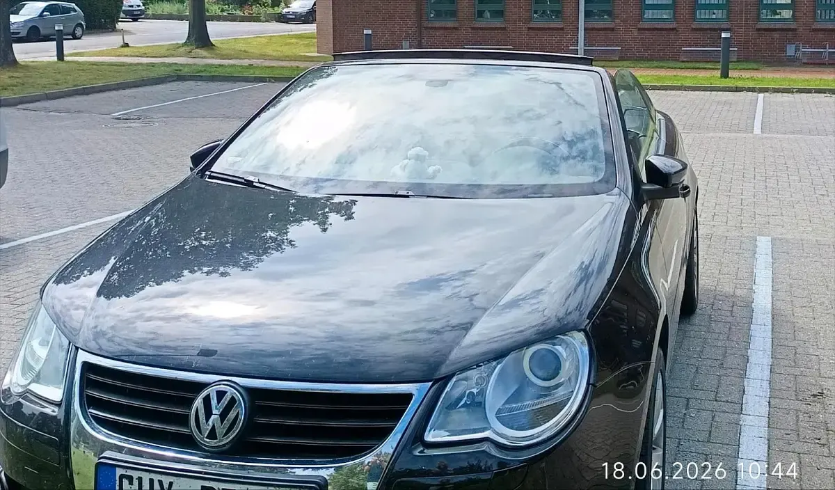 Gebraucht VW Eos 140 PS (102 kW) 2008 Schwarz Cabrio