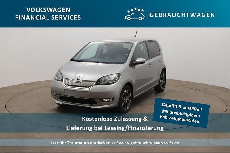 Silber Gebraucht 2021 Skoda Citigo-e IV Best of Kleinwagen | 12.069 € (Guter Preis) - Bild 1/4
