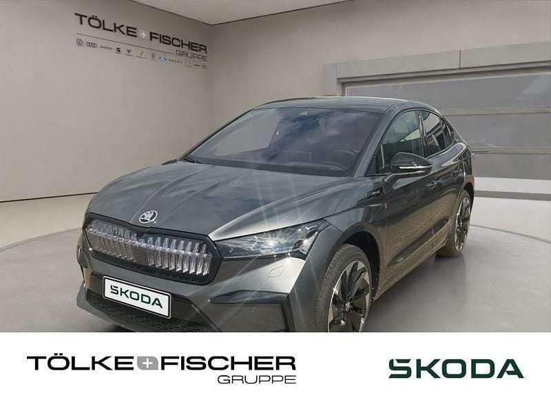 Grau Gebraucht 2025 Skoda Enyaq iV SportLine SUV | 51.111 € (Etwas zu teuer) - Bild 1/4