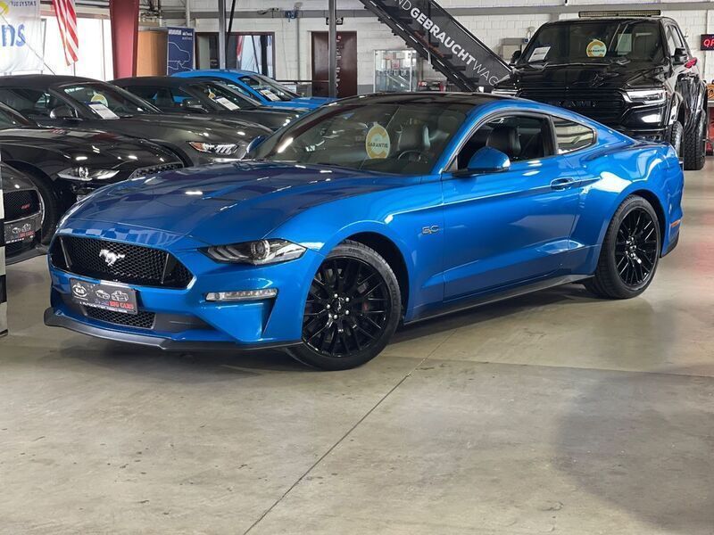 Blau Gebraucht 2020 Ford Mustang Coupé | 44.650 € (Superpreis) - Bild 1/4