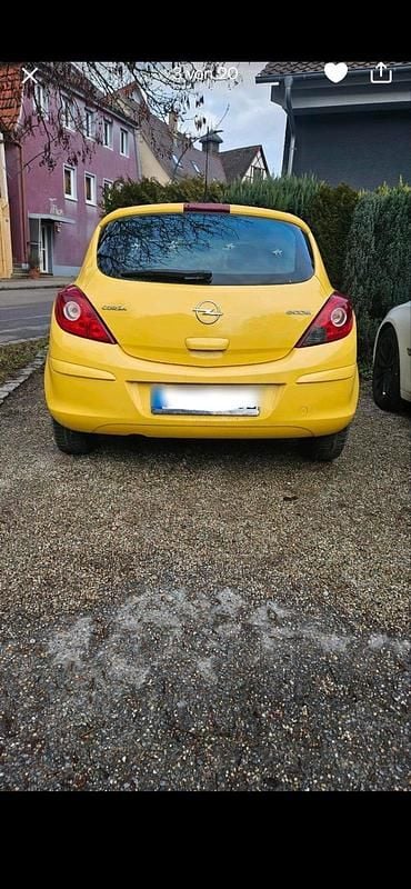 Gebraucht Opel Corsa 60 PS (44 kW) 2009 Gelb Kleinwagen
