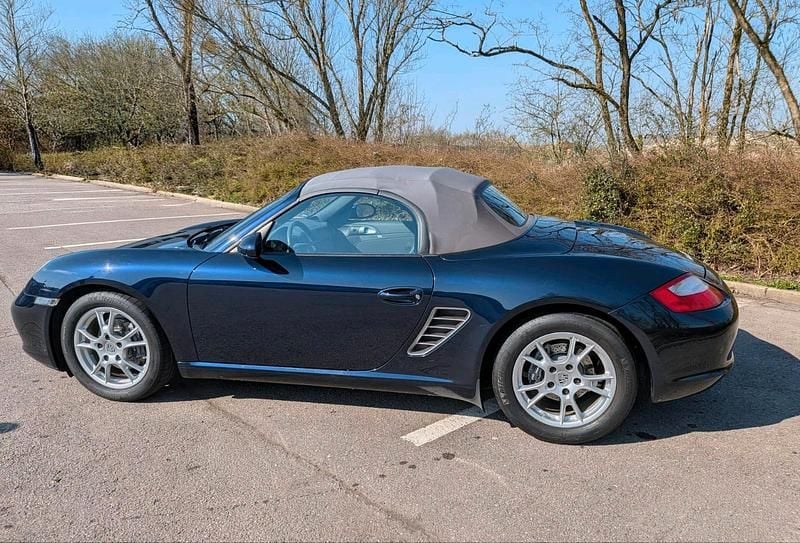 Gebraucht Porsche Boxster 240 PS (176 kW) 2008 Blau Cabrio