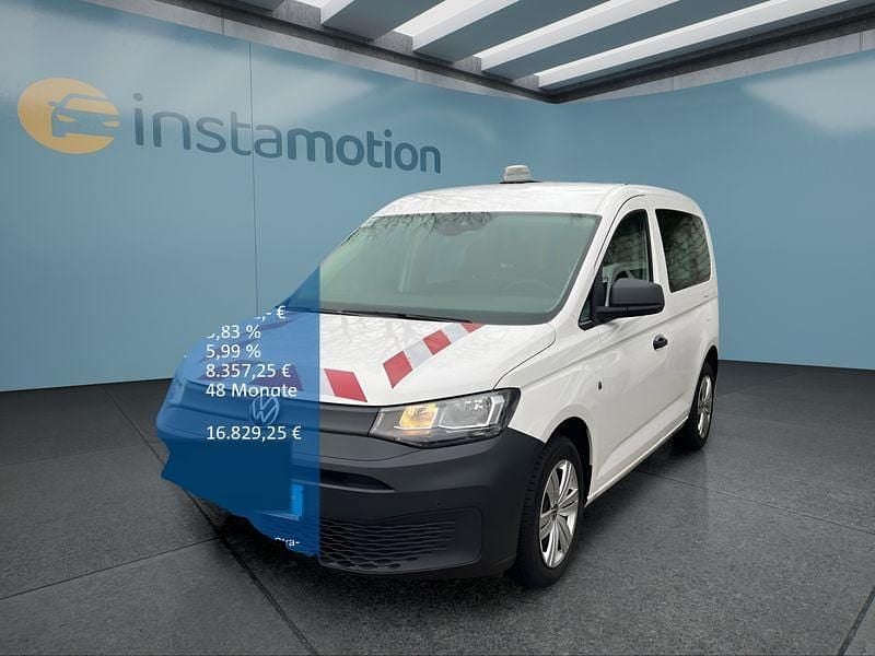 Gebraucht VW Caddy 75 PS (55 kW) 2021 Weiß Van / Kleinbus