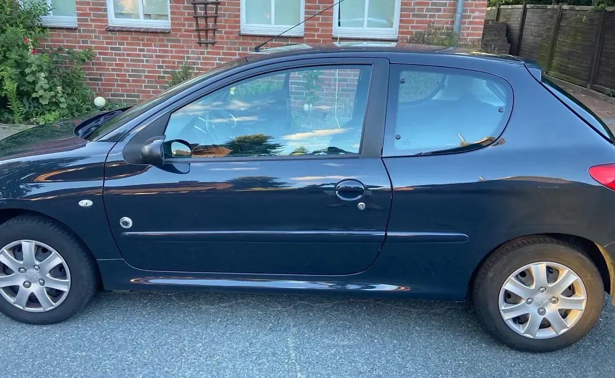 Gebraucht Peugeot 206+ 68 PS (50 kW) 2012 Blau Kleinwagen