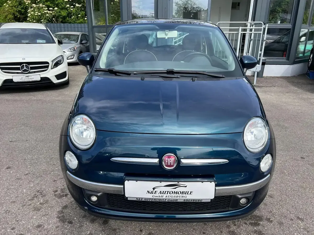 Gebraucht Fiat 500 Lounge 69 PS (50 kW) 2015 Blau Limousine