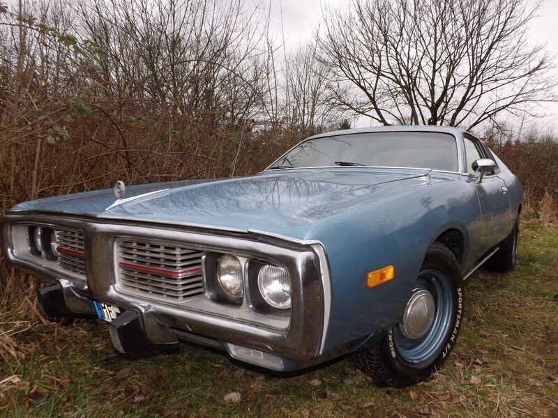 Blau Gebraucht 1974 Dodge Charger SE Limousine | 19.850 € - Bild 1/4