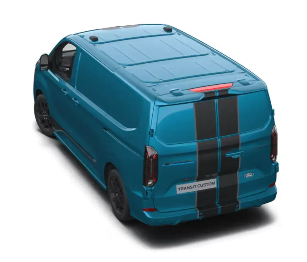 Neu Ford E-Transit Sport 160 kW (218 PS) 2026 Blau Van