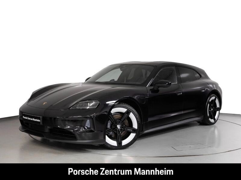 Tiefschwarzmetallic Gebraucht 2024 Porsche Taycan Sport Turismo Limousine | 87.900 € - Bild 1/4