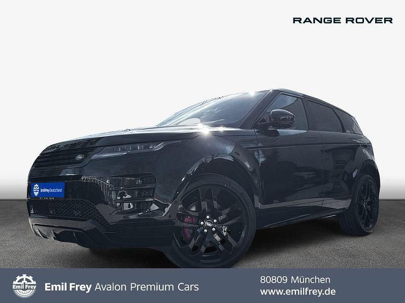 Santorini black metallic Gebraucht 2025 Land Rover Range Rover evoque SE Dynamic SUV | 60.991 € - Bild 1/4