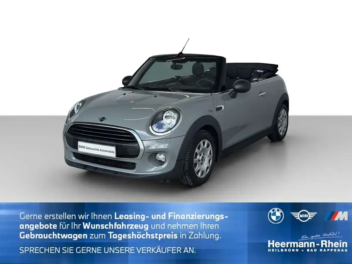 Gebraucht Mini One Cabriolet Salt 102 PS (75 kW) 2018 Moonwalk grey met. Cabrio