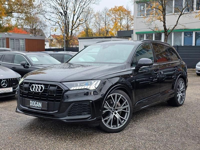 Schwarz Gebraucht 2020 Audi Q7 S-Line SUV | 54.900 € (Teuer) - Bild 1/4