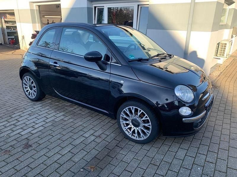 Schwarz Gebraucht 2012 Fiat 500 Lounge Cabrio | 4.990 € (Guter Preis) - Bild 1/4