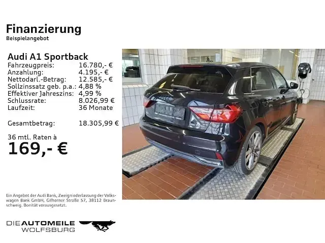 Gebraucht Audi A1 Sportback Design 95 PS (69 kW) 2021 Mythosschwarz metallic Kleinwagen