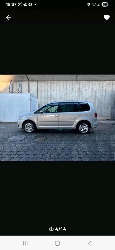 Gebraucht VW Touran 105 PS (77 kW) 2014 Silber Van / Kleinbus