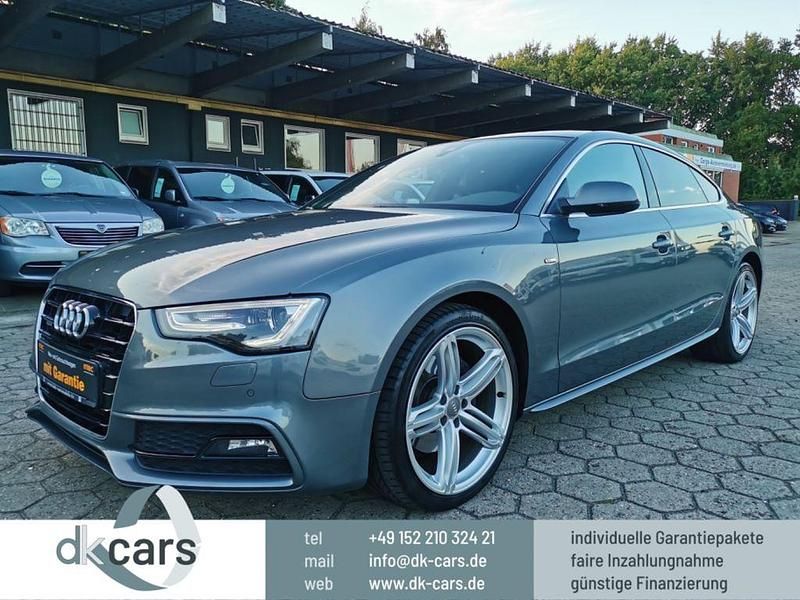 Grau Gebraucht 2013 Audi A5 Sportback S-Line Limousine | 16.950 € (Fairer Preis) - Bild 1/4
