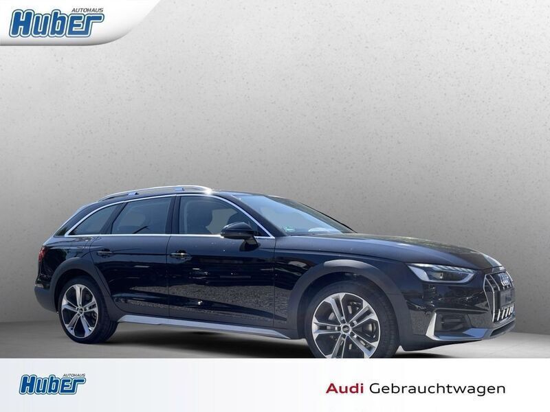 Mythosschwarz (metallic) Gebraucht 2023 Audi A4 Allroad Ambiente Kombi | 48.290 € (Teuer) - Bild 1/4
