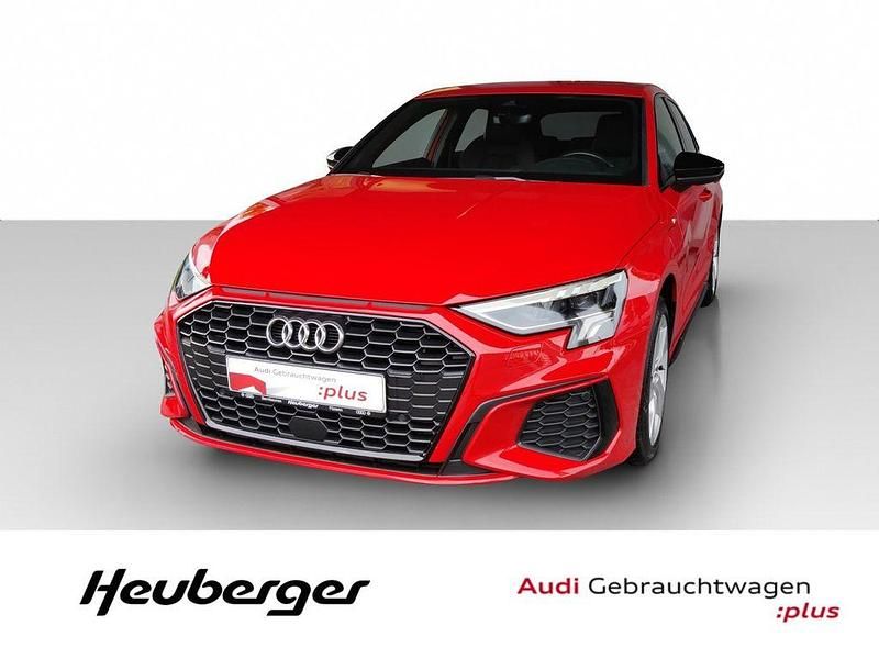 Rot Gebraucht 2021 Audi A3 S-Line Limousine | 21.950 € (Fairer Preis) - Bild 1/4