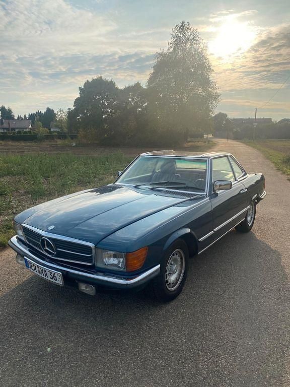 Blau Gebraucht 1984 Mercedes SL280 Cabrio | 26.900 € - Bild 1/4
