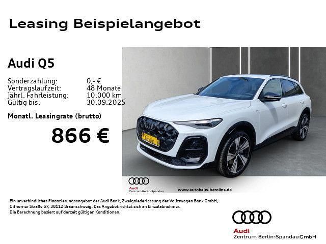 Weiß Gebraucht 2025 Audi Q5 S-Line SUV | 72.444 € (Fairer Preis) - Bild 1/4