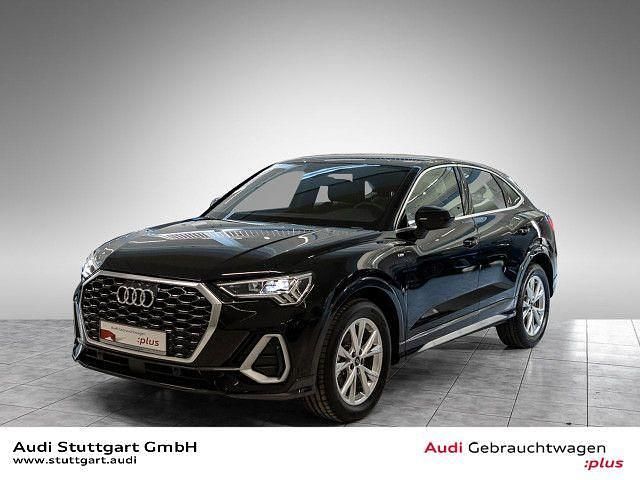 Mythosschwarz metallic Gebraucht 2025 Audi Q3 Sportback S-Line SUV | 39.940 € (Superpreis) - Bild 1/4