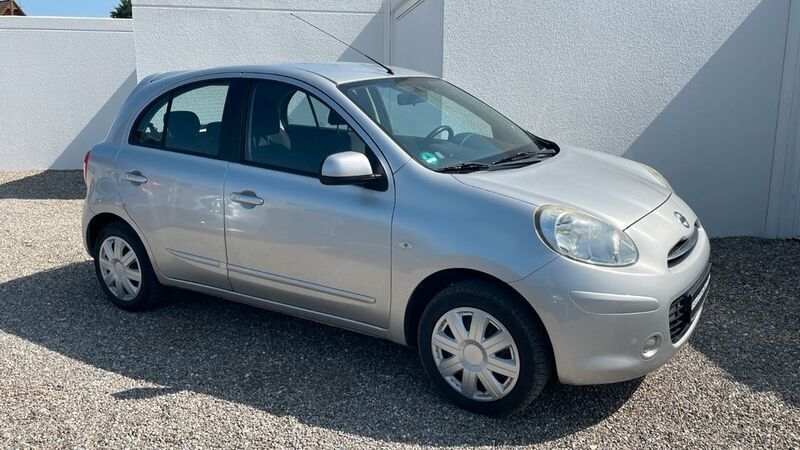 Silber Gebraucht 2012 Nissan Micra Kleinwagen | 2.600 € (Fairer Preis) - Bild 1/4