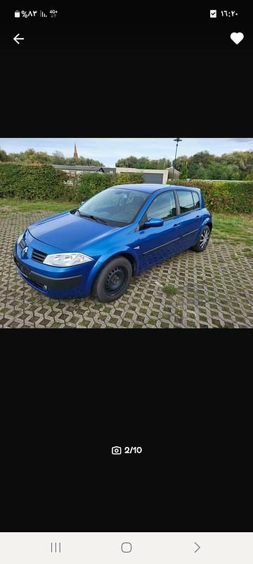 Gebraucht Renault Mégane II 112 PS (82 kW) 2004 Blau Kleinwagen
