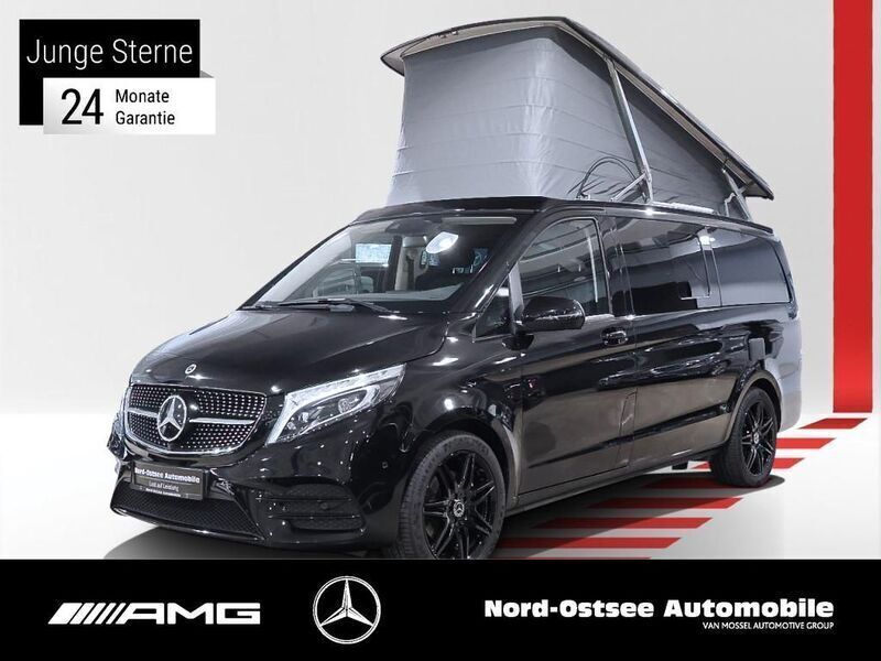 Schwarz Gebraucht 2022 Mercedes V300 Marco Polo Van / Kleinbus | 77.890 € (Teuer) - Bild 1/4