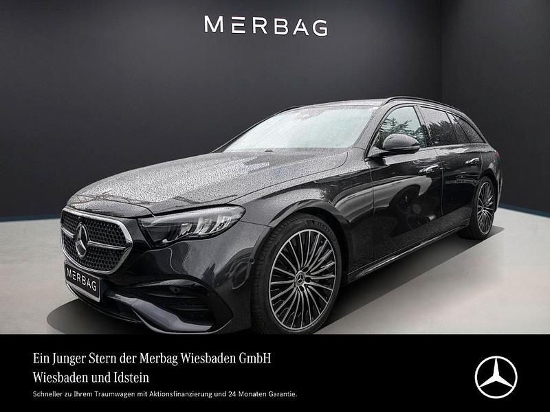 Grafitgrau Gebraucht 2024 Mercedes E300 AMG line Kombi | 58.880 € (Guter Preis) - Bild 1/4
