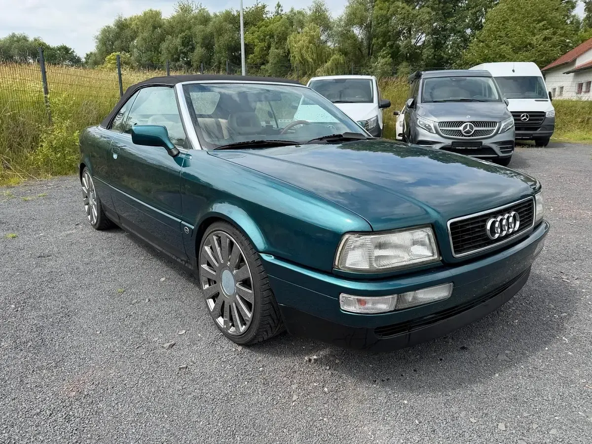 Gebraucht Audi Cabriolet 133 PS (97 kW) 1992 Grün Cabrio