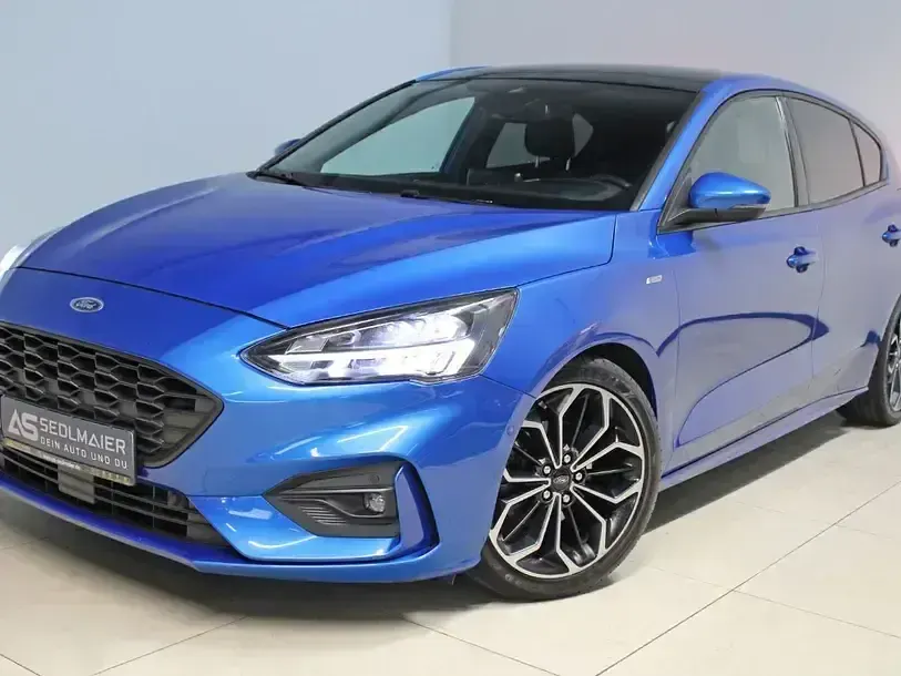Gebraucht Ford Focus ST-Line 120 PS (88 kW) 2018 Blau Limousine