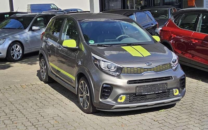 Gebraucht Kia Picanto X-Line 101 PS (74 kW) 2018 Silber ((im) titaniumsilber met.) Kleinwagen