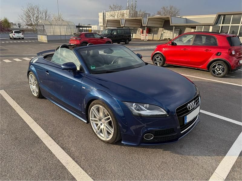 Blau Gebraucht 2012 Audi TT Roadster S-Line Cabrio | 13.499 € (Fairer Preis) - Bild 1/4