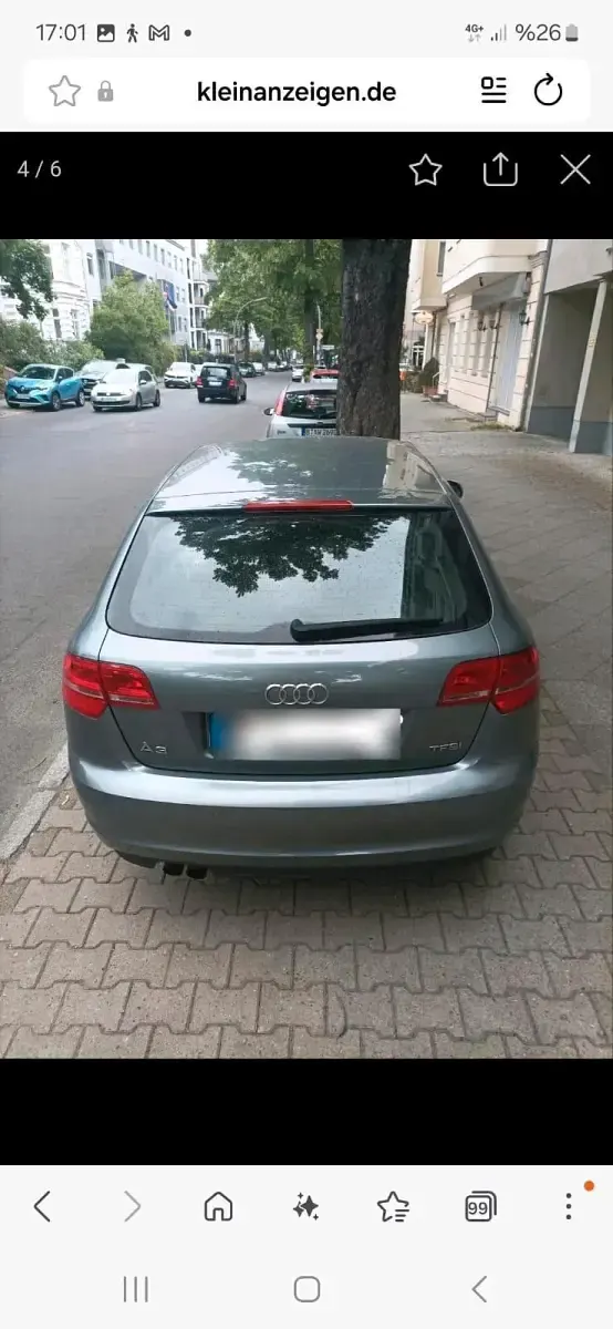 Gebraucht Audi A3 125 PS (91 kW) 2012 Grau Kleinwagen