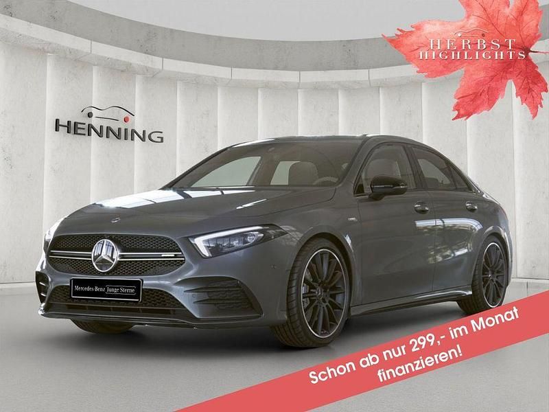 Grau Gebraucht 2020 Mercedes A35 AMG AMG Limousine | 39.880 € (Teuer) - Bild 1/4